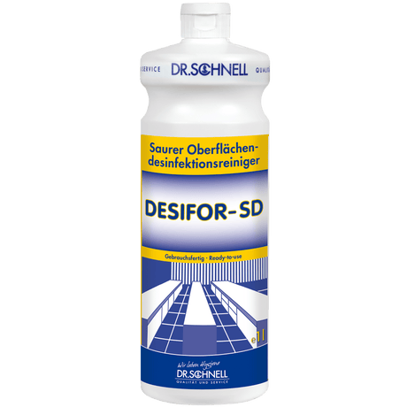Dr. Schnell Desifor-SD Flächendesinfektion gebrauchsfertig Inhalt: 1 Liter Flasche
