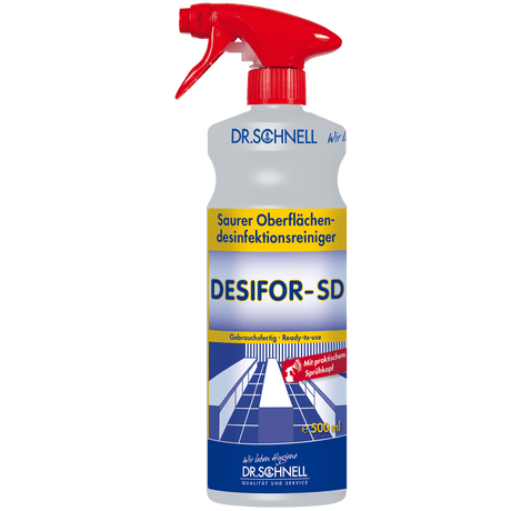 Dr. Schnell Desifor-SD Flächendesinfektion gebrauchsfertig Inhalt: 500 ml Sprühflasche