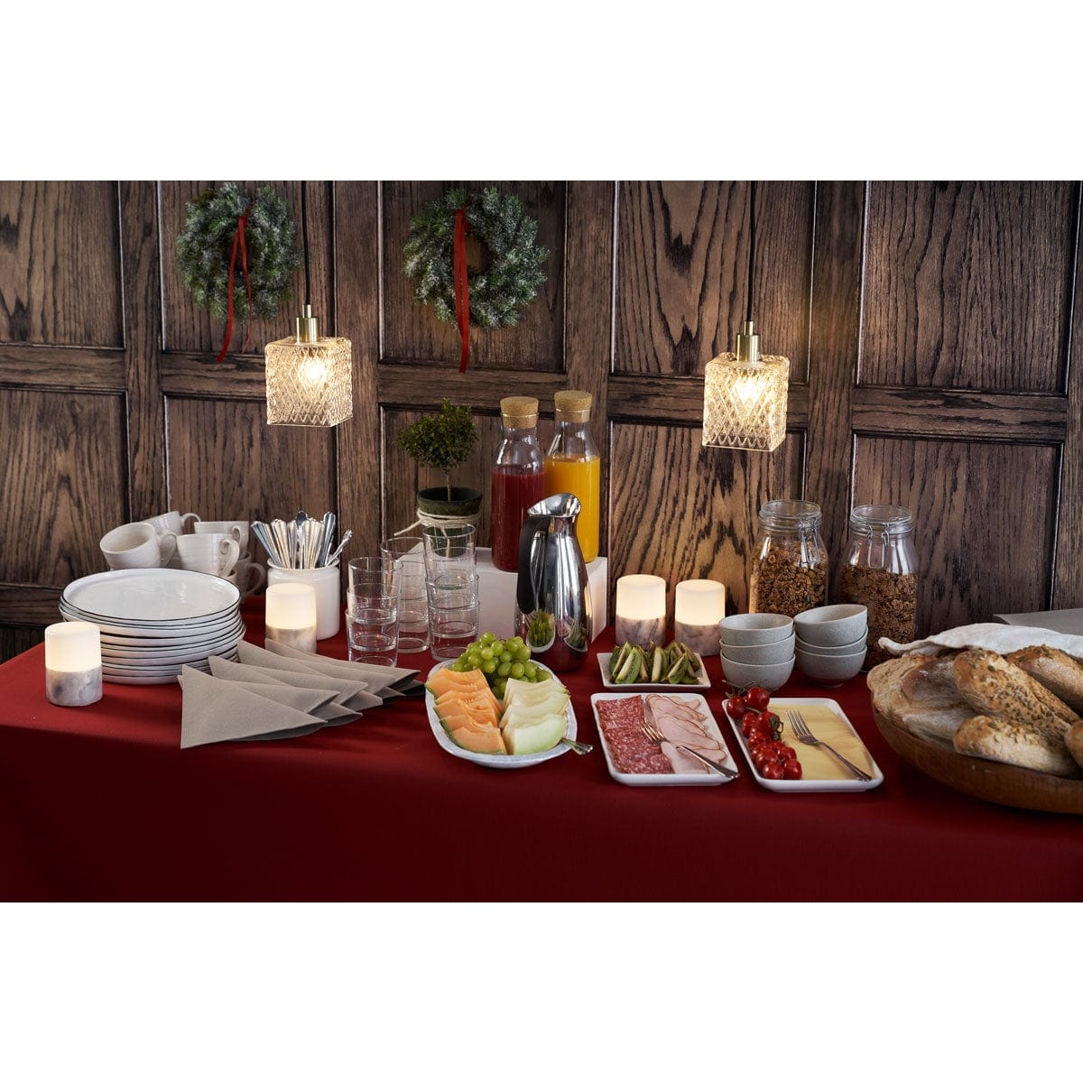 Duni Evolin Tischdecke, 127 x 220 cm Farbvariante: Weiß