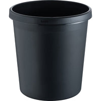 Objekt Papierkorb 18 Liter mit Griffrand Schwarz