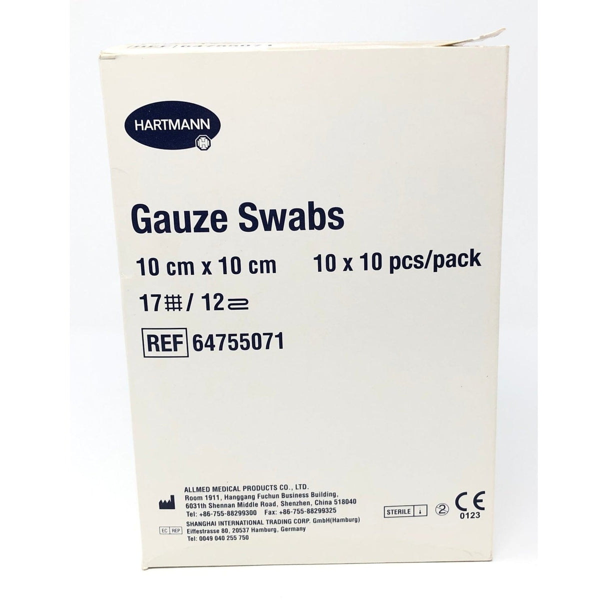 Hartmann Mullkompressen 10 x 10 cm ,10 Stk.