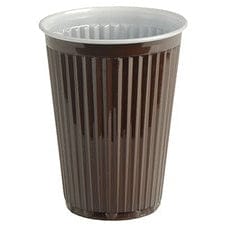 PAPSTAR Kunststoff-Thermobecher Farbvariante: Braun/Weiß