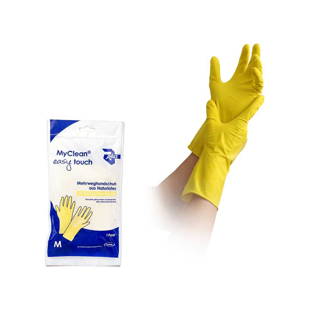 handschuhe mehrweg MyClean easy toch Mehrweghandschuh Naturlatex – mundizio