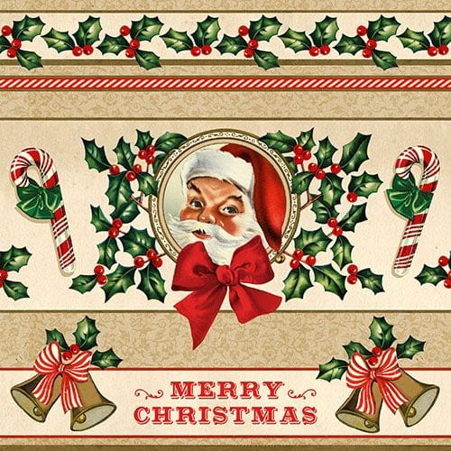 PAPSTAR Weihnachts-Motivservietten "Vintage Christmas"