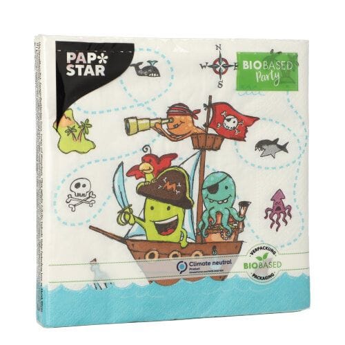 PAPSTAR Motiv-Servietten "Pirate Crew"