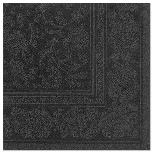 PAPSTAR Servietten "ROYAL Collection Ornaments" Farbvariante: Schwarz