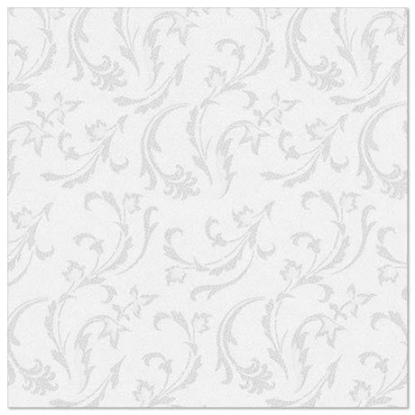 PAPSTAR Motiv-Servietten "ROYAL Collection Damascato" weiß