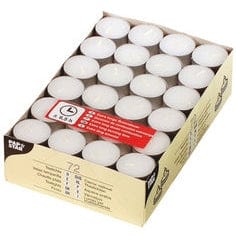 PAPSTAR Teelichter, weiß