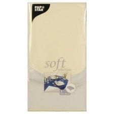 PAPSTAR Tischdecke "soft selection" gefaltet, PP-Vlies, 1,20x1,80m, beige