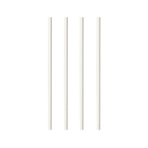 PAPSTAR Papier-Trinkhalm "pure", weiß