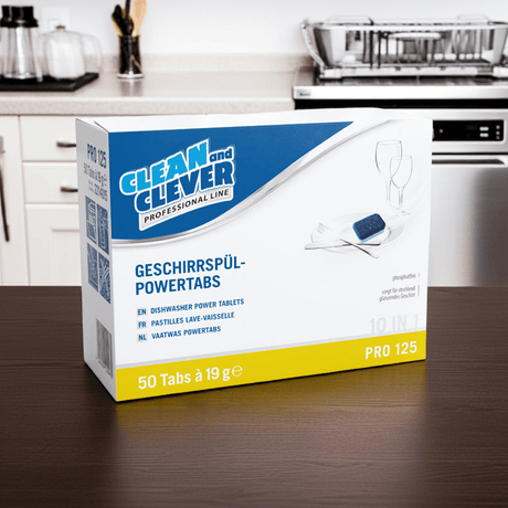 Geschirrspül Powertabs 10 in 1 PRO125 Clean and Clever