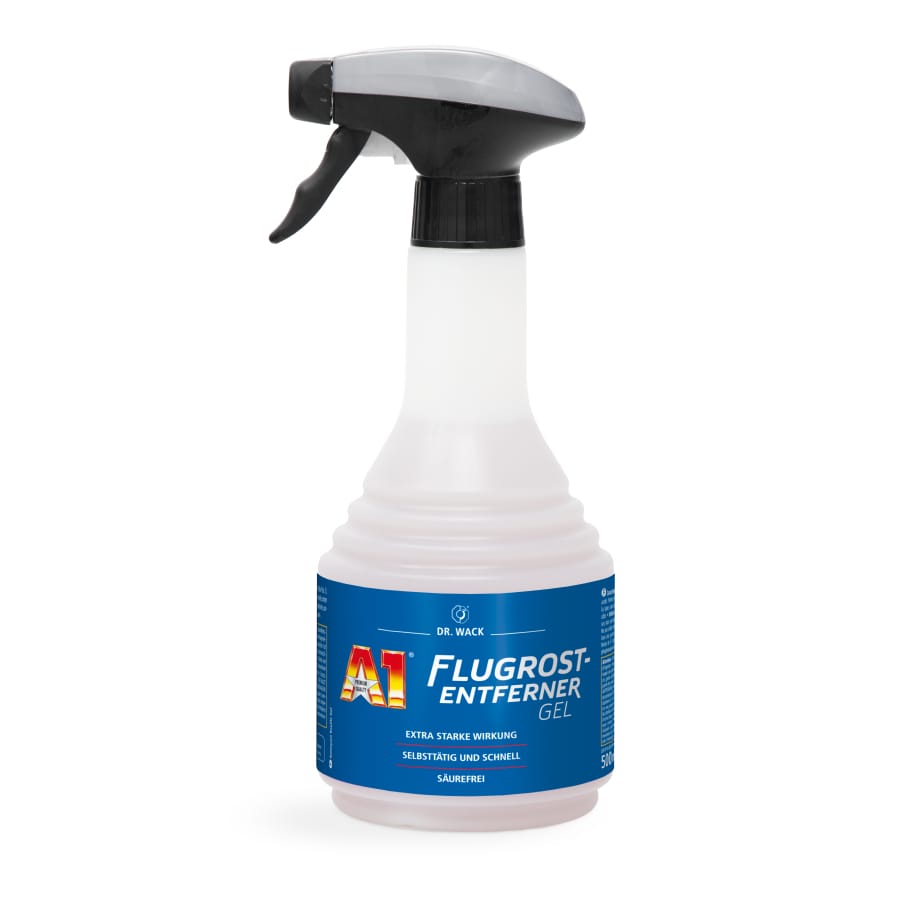 A1 Flugrost-Entferner Gel, säurefrei 500 ml Sprühflasche