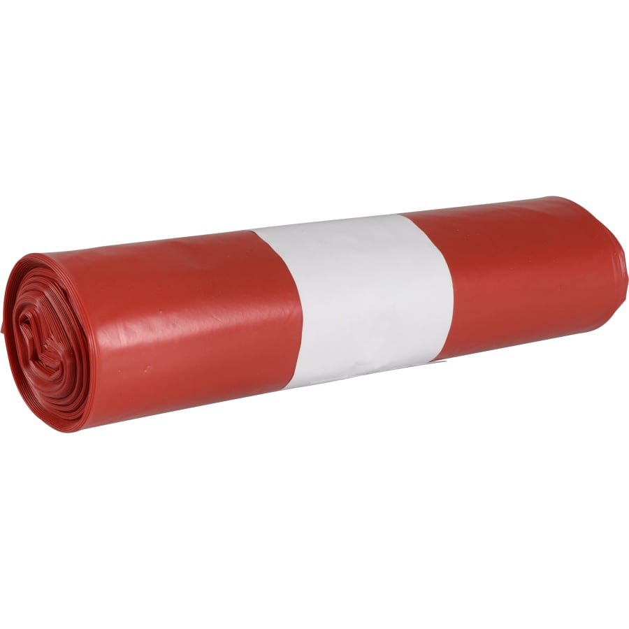Abena Abfallsäcke Sækko Boy, LDPE Recycled, 60 Liter 1 Karton (15 Rollen × 10 Stück), Rot