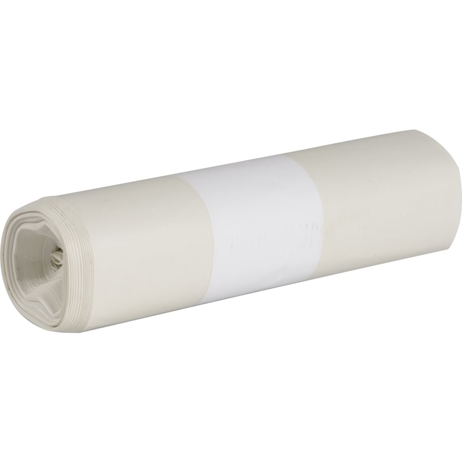 Abena Abfallsäcke Sækko Boy, LDPE Recycled, 60 Liter 1 Karton (15 Rollen × 10 Stück), Weiß