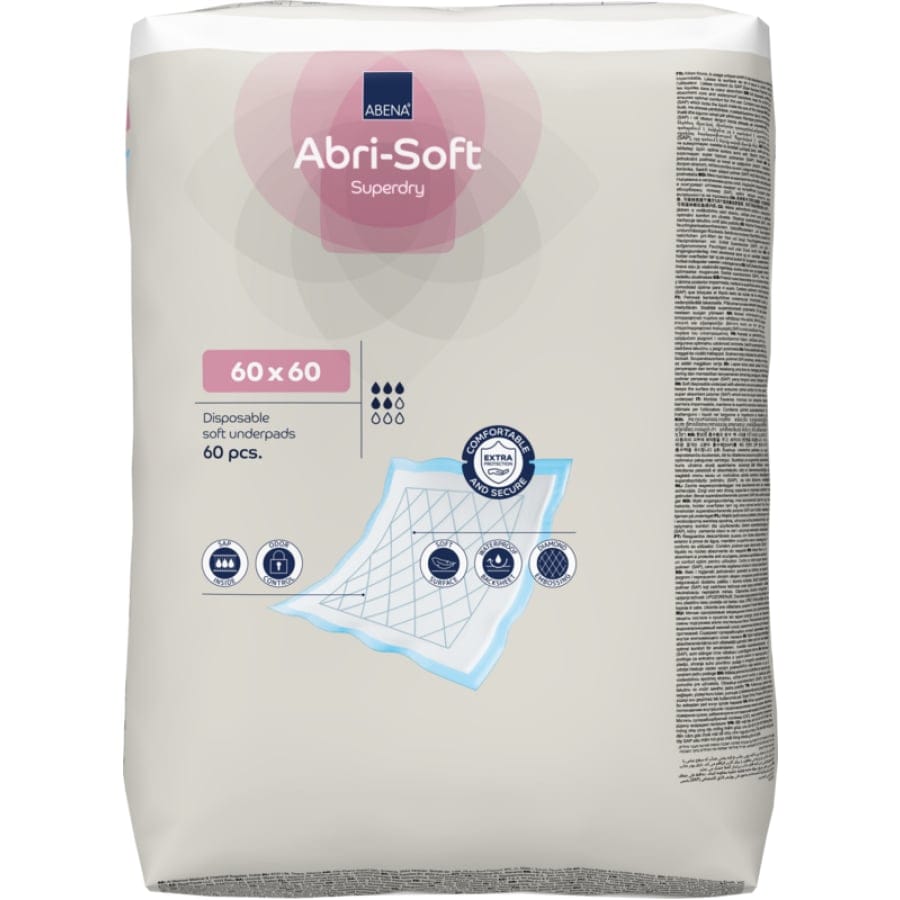 ABENA® Einweg-Unterlage, mit SAP, unsteril, 60 x 60 cm, blau