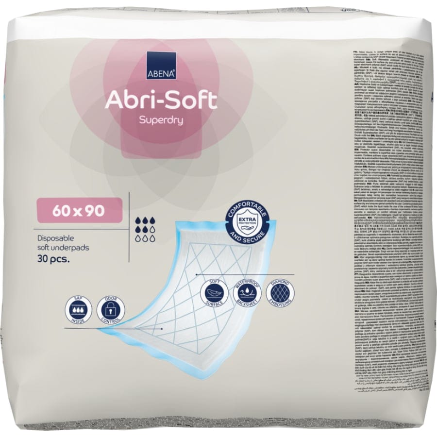 ABENA® Einweg-Unterlage, mit SAP, unsteril, 60 x 90 cm, blau