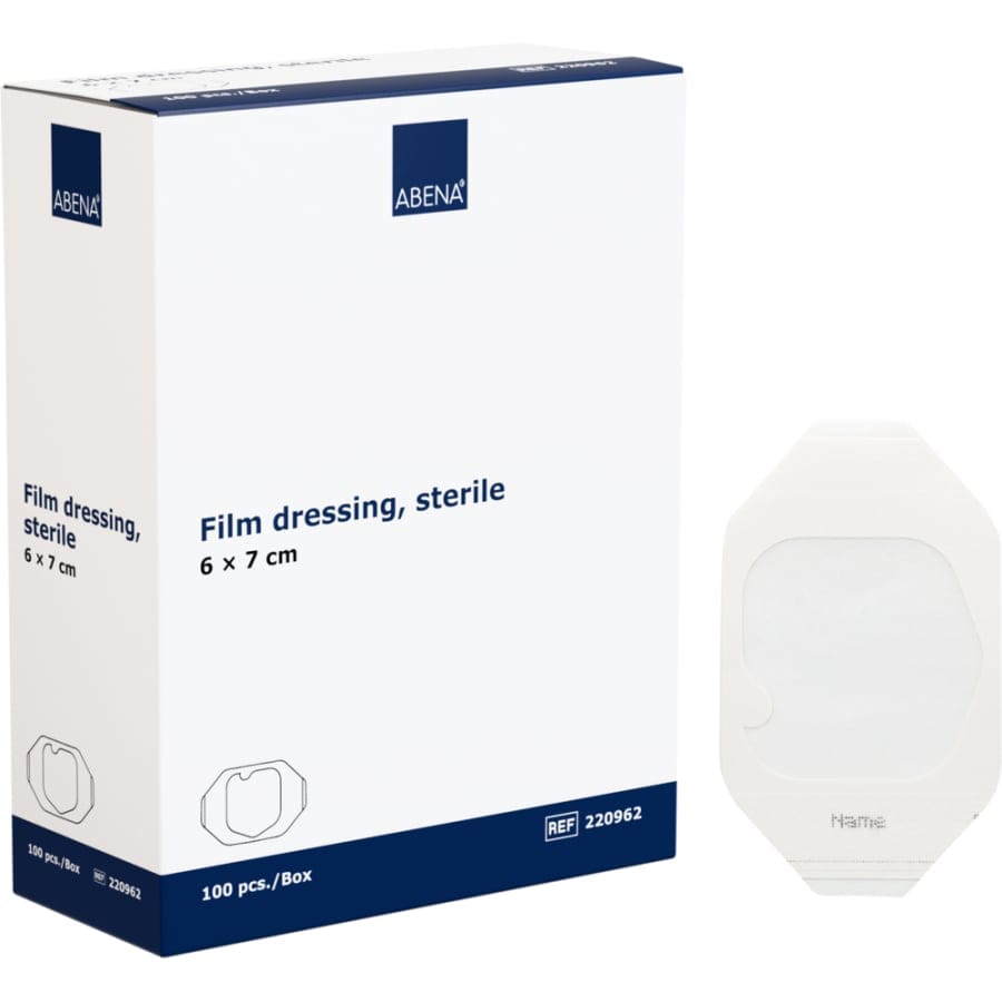 ABENA® Filmverband, steril, transparent 1 Karton (16 Packungen × 100 Stück)