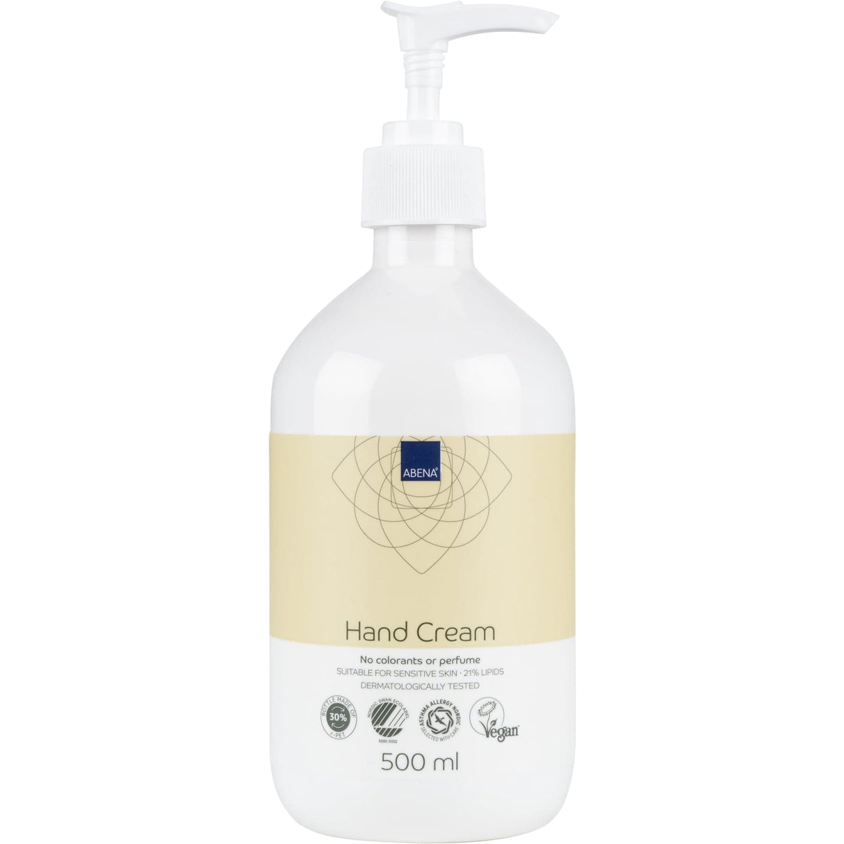ABENA Handcreme 21 % Fettgehalt, parfümfrei 500 ml