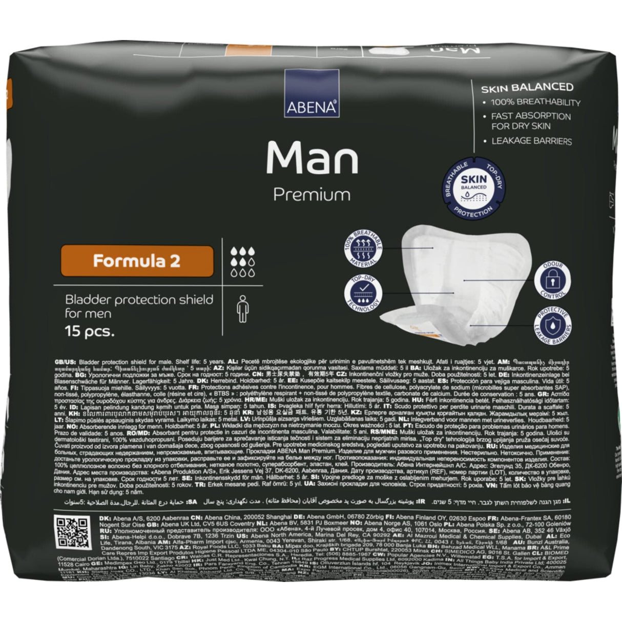 ABENA® Man Premium Formula 2 Inkontinenzhosen, grau