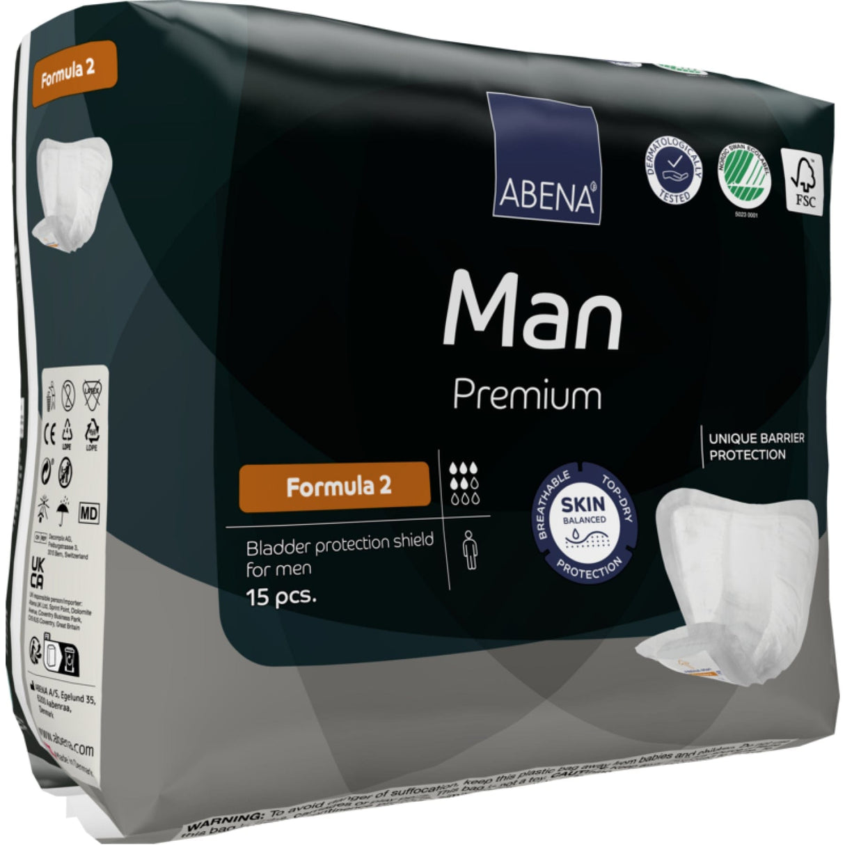 ABENA® Man Premium Formula 2 Inkontinenzhosen, grau