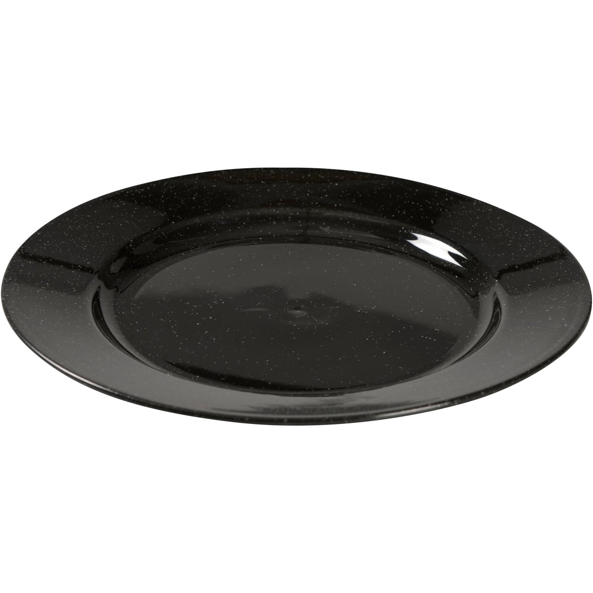 ABENA® Mehrweg Teller, schwarz, 23 cm 1 Karton (4 Packungen × 12 Stück)