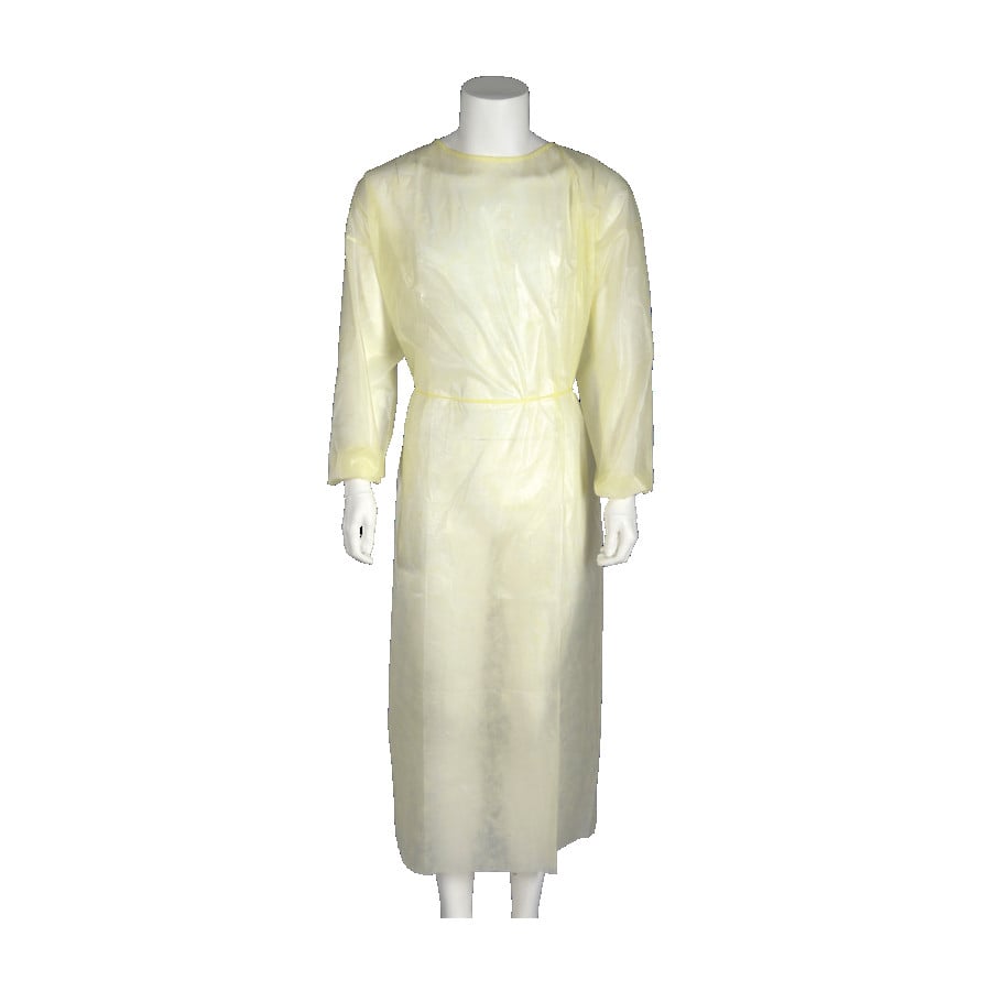ABENA® Schutzkittel Excellent, atmungsaktive Rückseite, gelb
