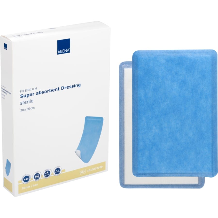 ABENA® Wundauflage, steril, weiß/blau