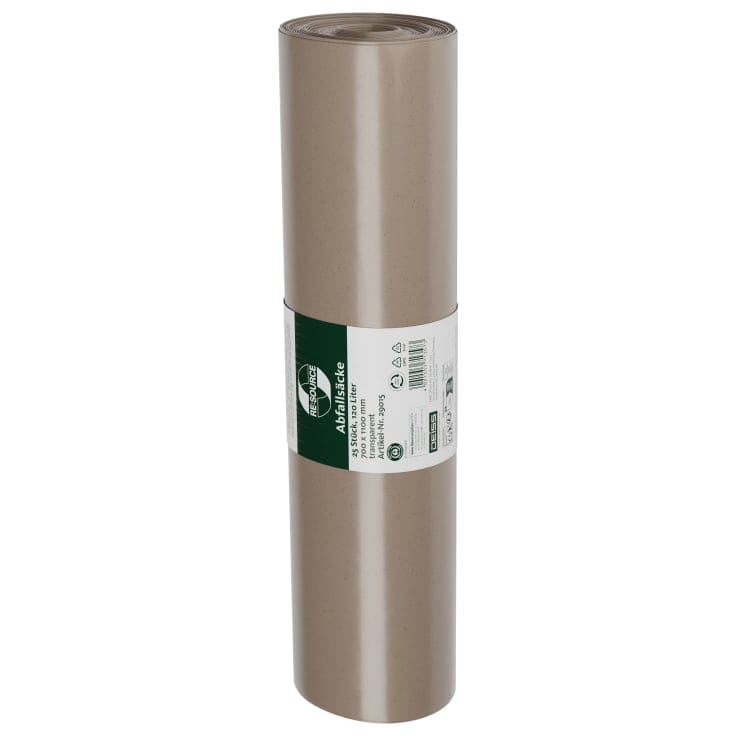 DEISS BLAUER ENGEL Abfallsack 120 Liter transparent, Typ 60