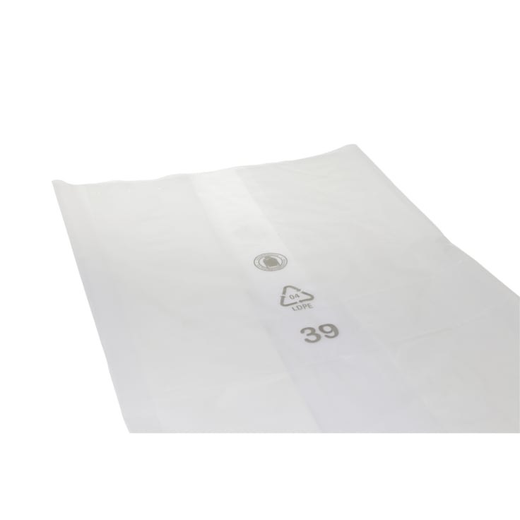 DEISS PREMIUM Abfallsack 240 Liter transparent Seitenfalte, T150 Variante 2