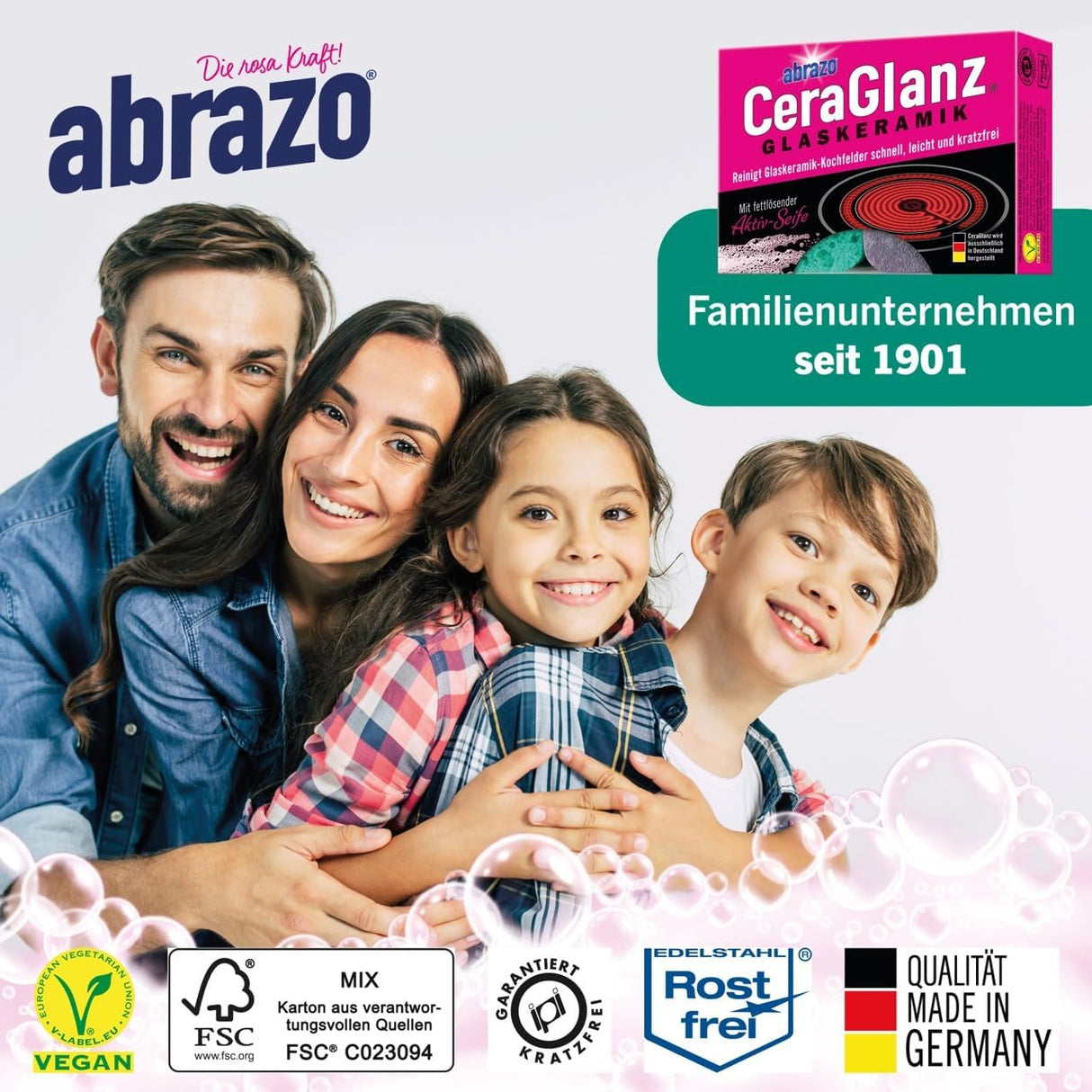 abrazo CeraGlanz GLASKERAMIK – schonende Tiefenreinigung für dein Kochfeld