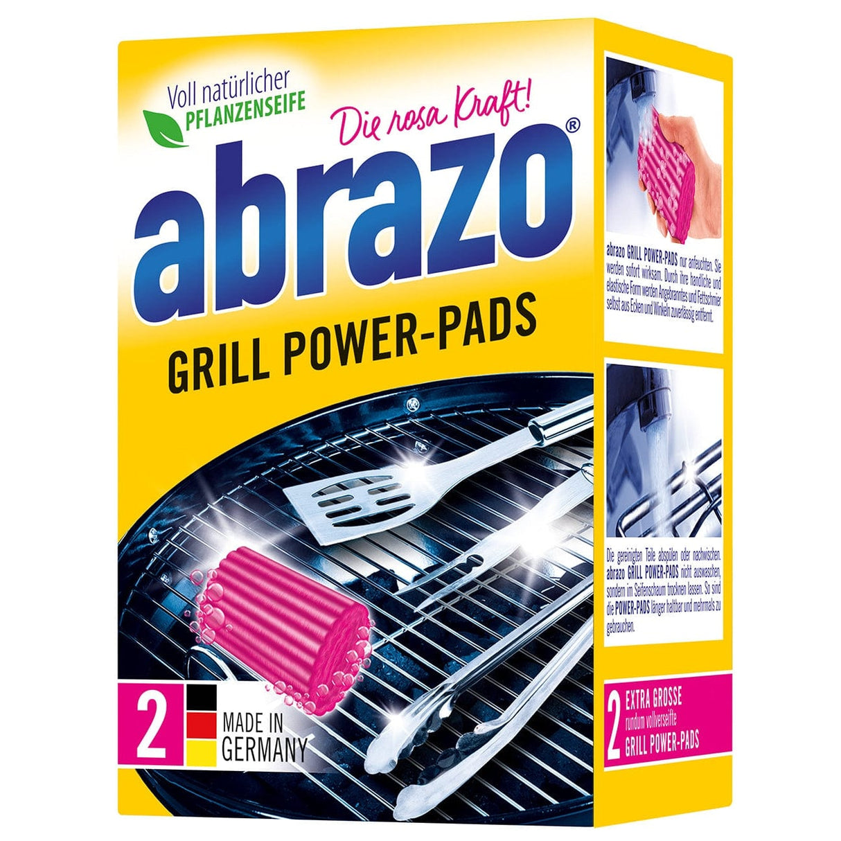 abrazo Grill POWER-PADS – die XXL-Reinigungspower für Grill und Co.
