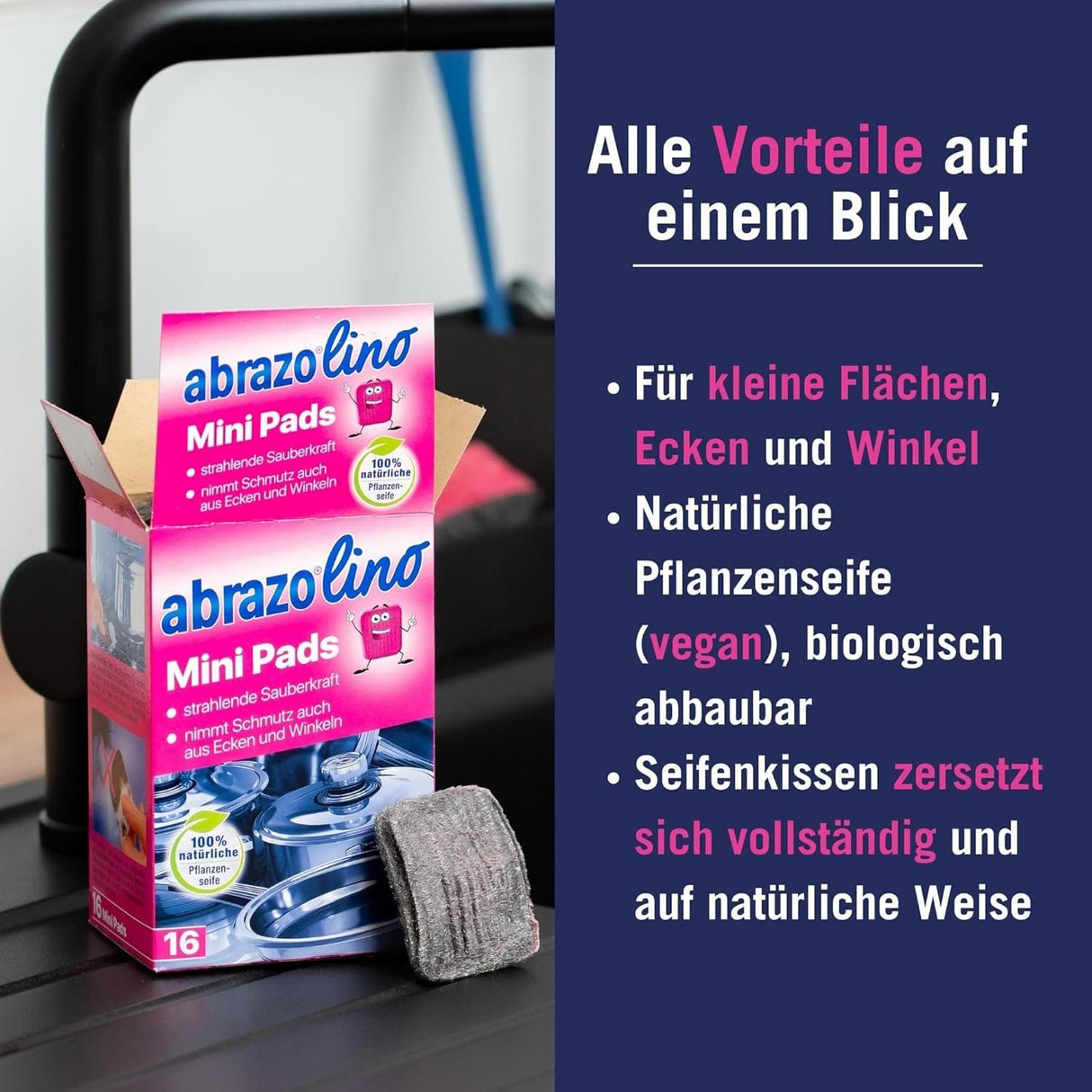 abrazolino Mini-Pads 15+1