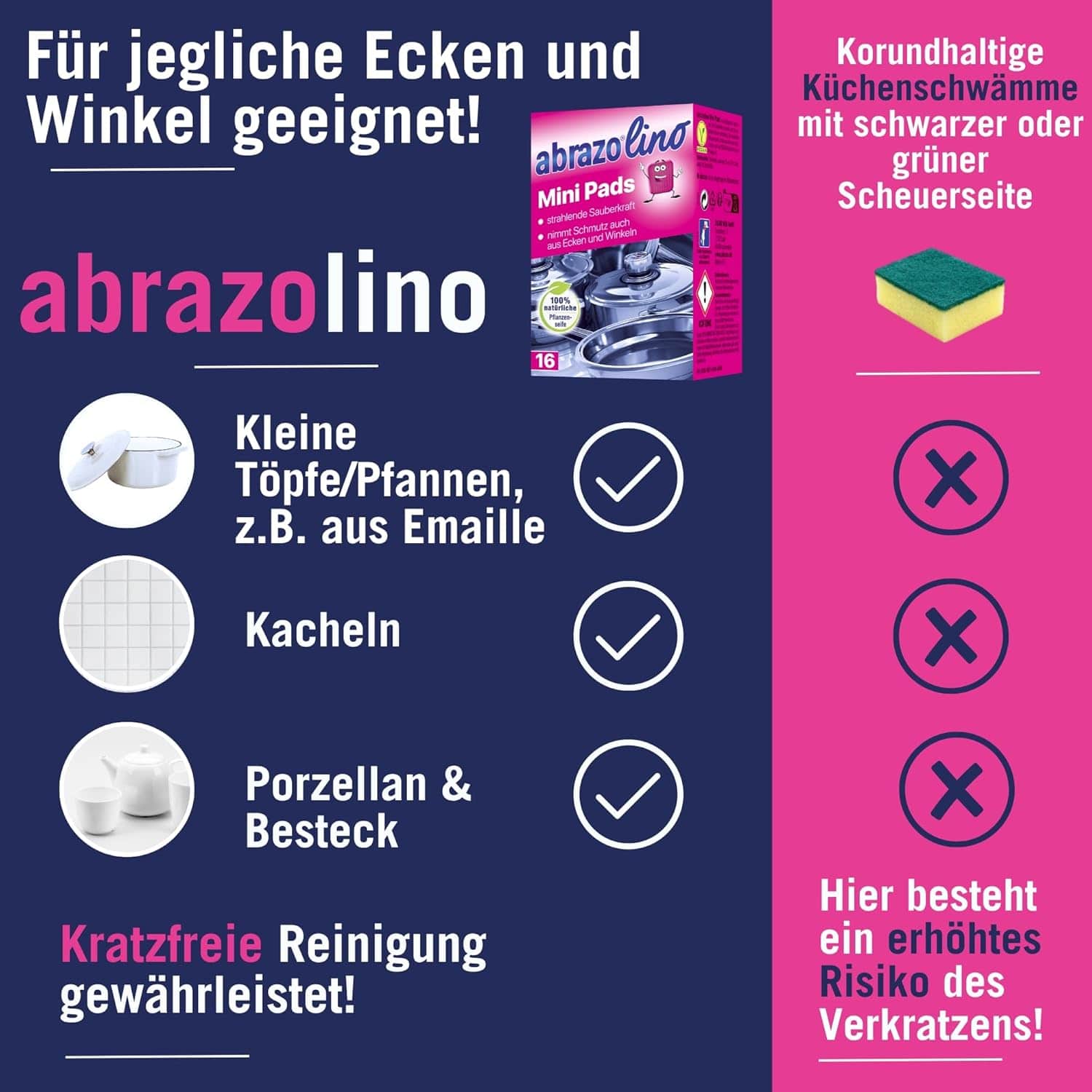 abrazolino Mini-Pads 15+1