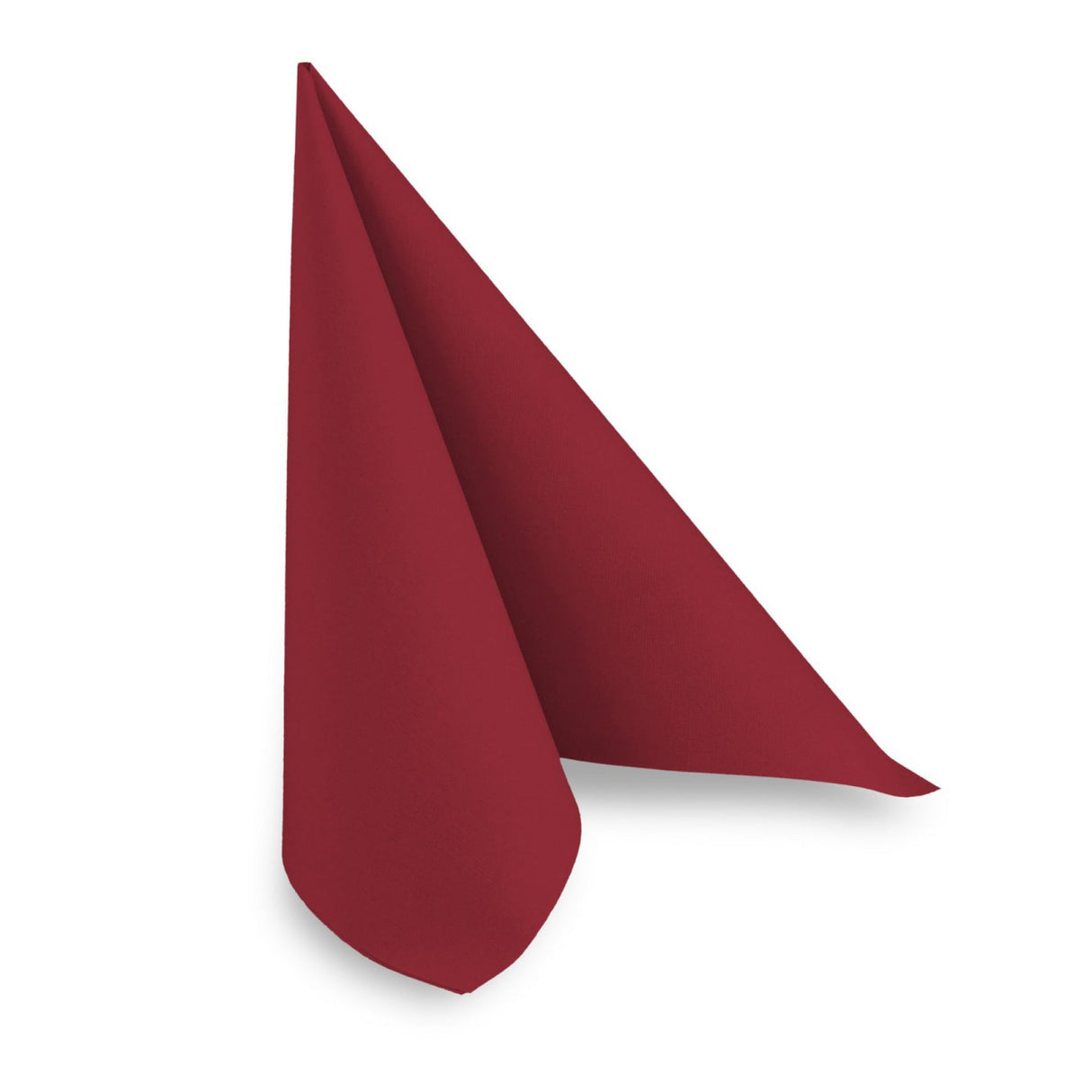 Airlaid Servietten, 40 x 40 cm, 1/4 Falzung 16× 50 Stück Bordeaux