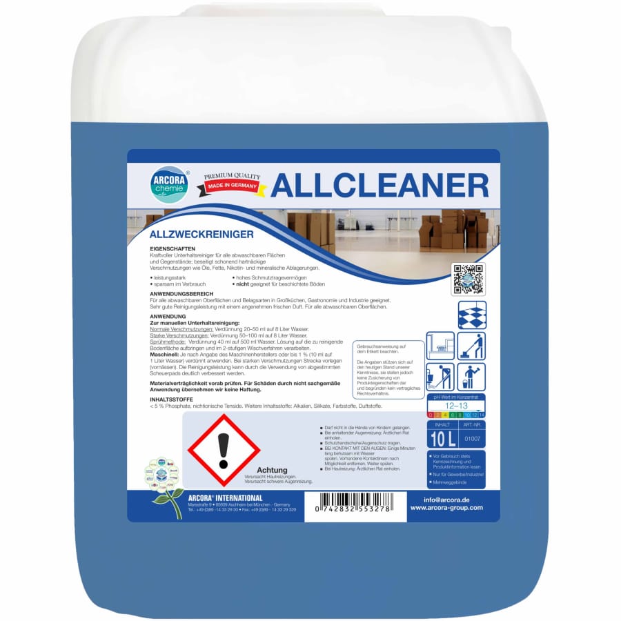 ALLCLEANER Allzweckreiniger 10 Liter Kanister