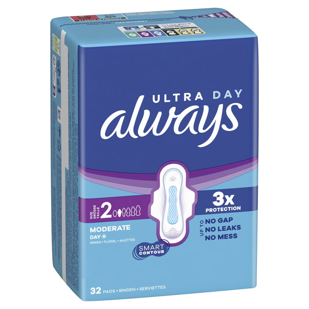 Always Ultra Long Damenbinden, Größe 2