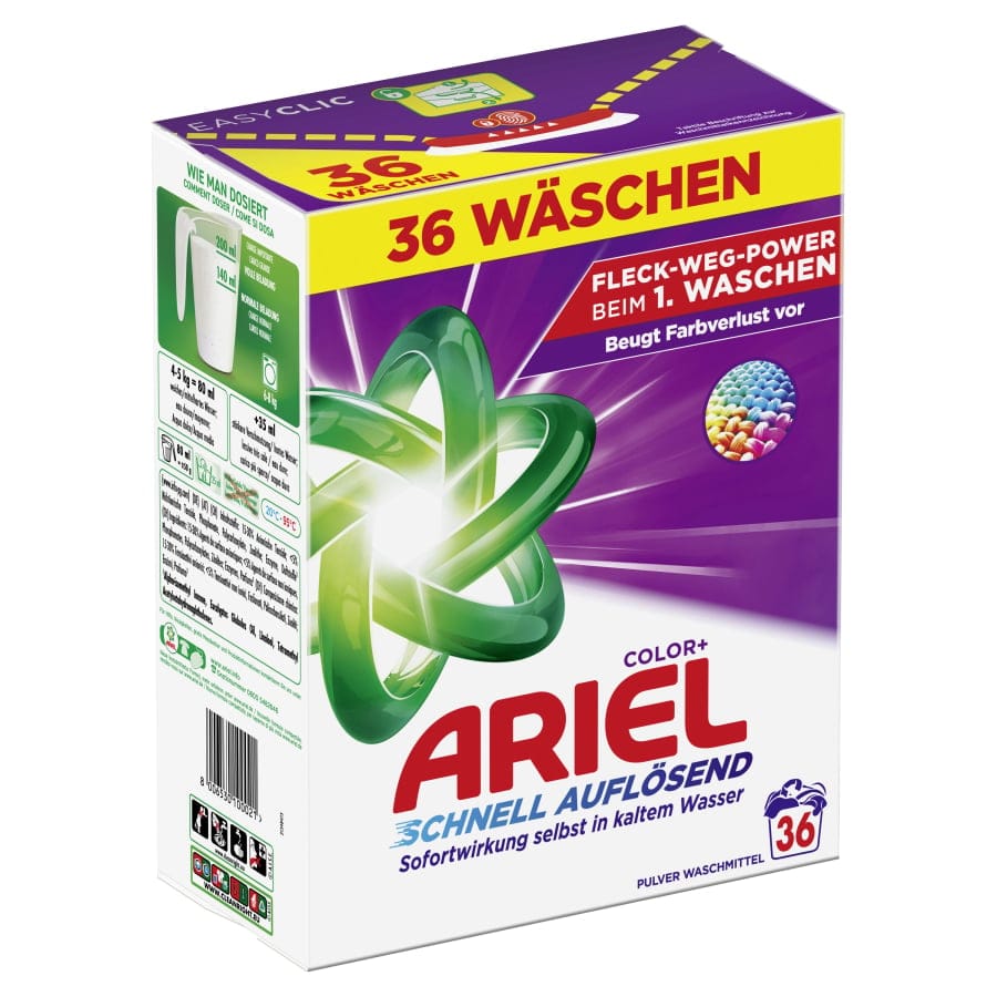 Ariel Color+ Pulver Colorwaschmittel 1,8 Kg