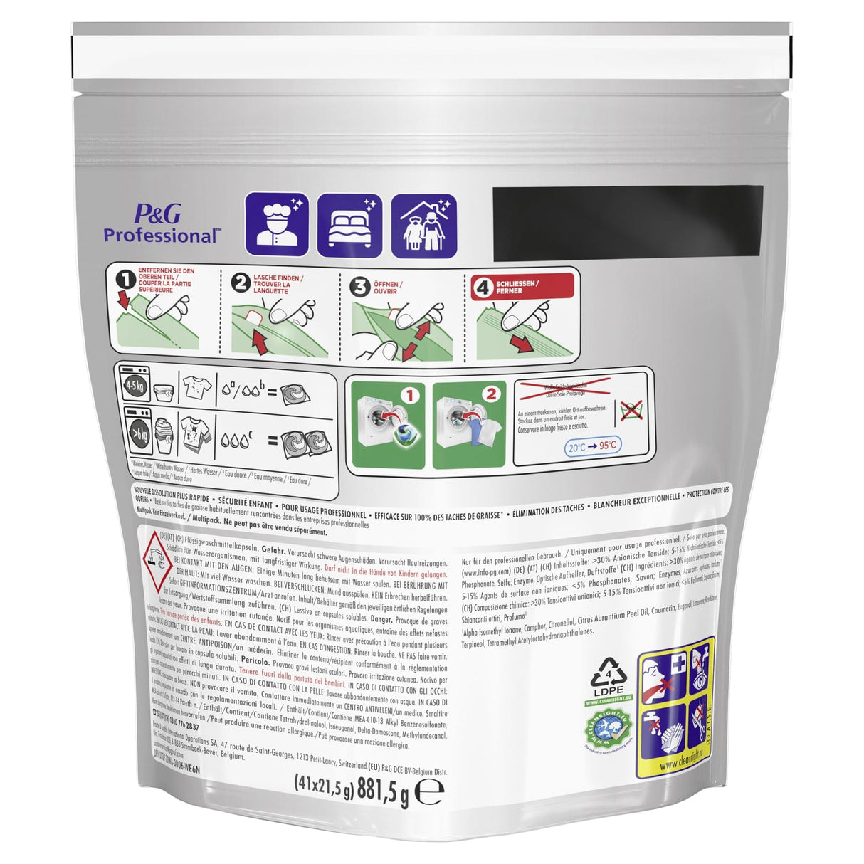 Ariel Professional All-in-1 Pods Universal+ Vollwaschmittel