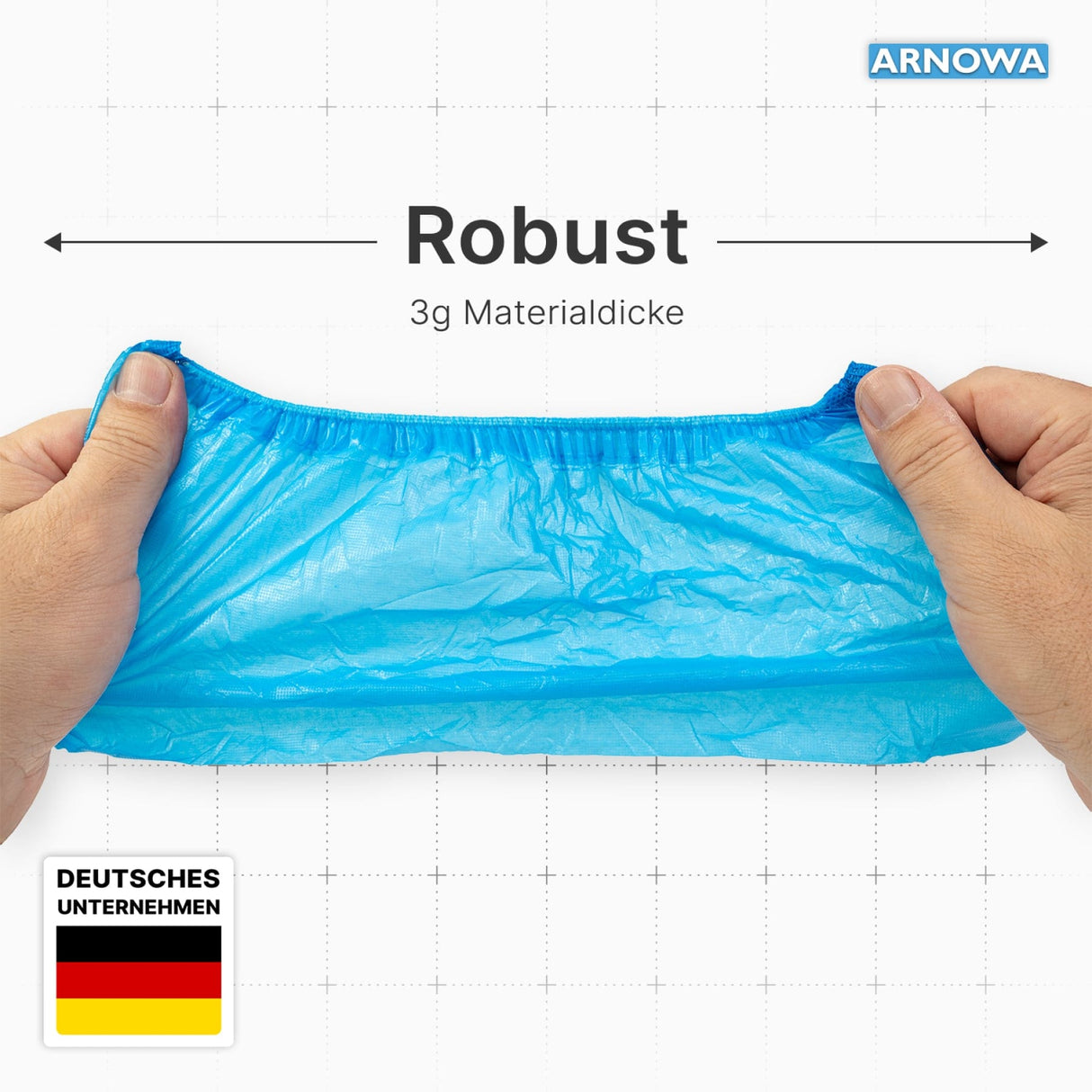 ARNOMED COVER Überziehschuhe, CPE, blau