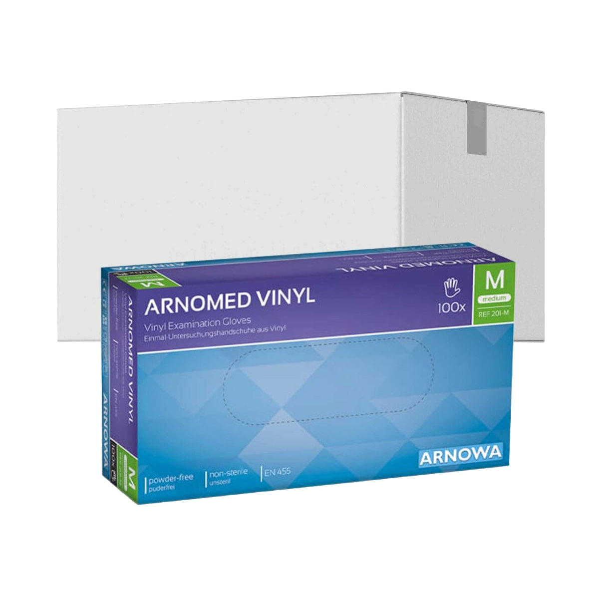 ARNOMED Vinyl PF Einmalhandschuhe, puderfrei, transparent Variante 3