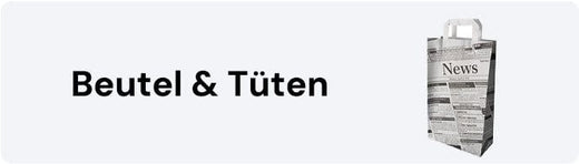 Beutel und Tüten mit Zeitungsdruck-Design, Einkaufen mit Stil.