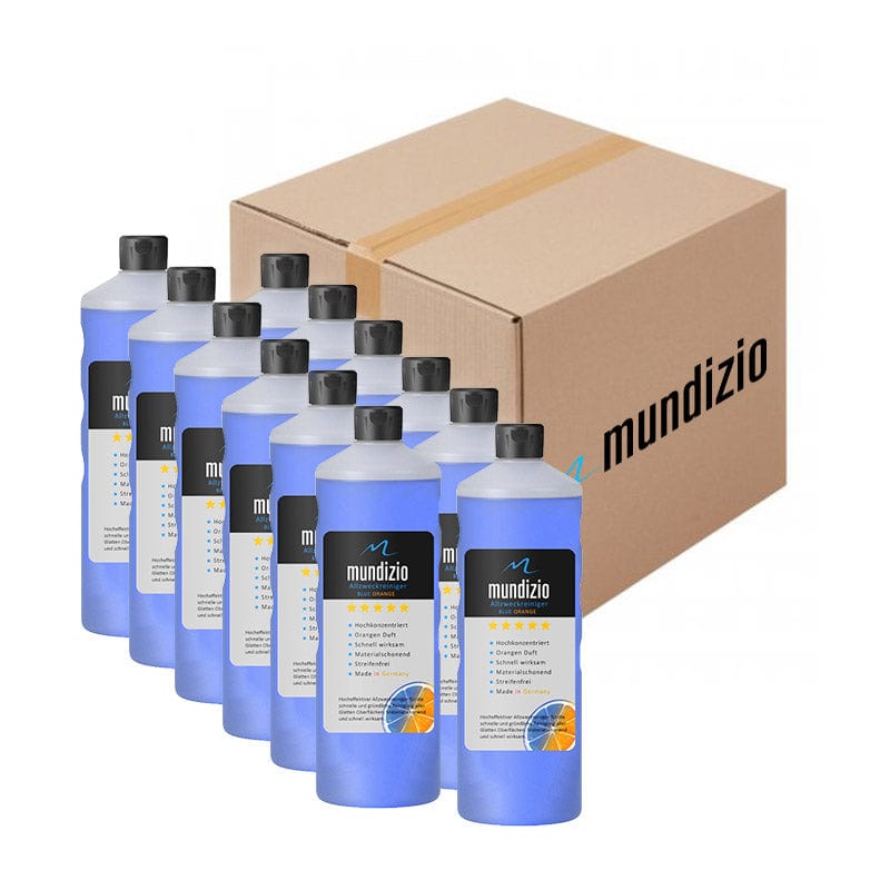 mundizio Allzweckreiniger Blue Orange im Sparpaket mit 12 Flaschen