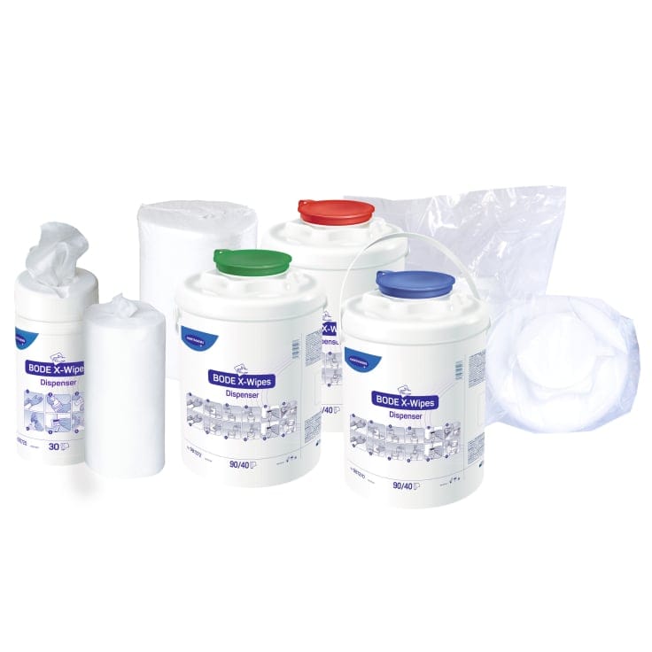 BODE X-Wipes Vliesrolle Tuchspendersystem Flächenreinigung Desinfektion