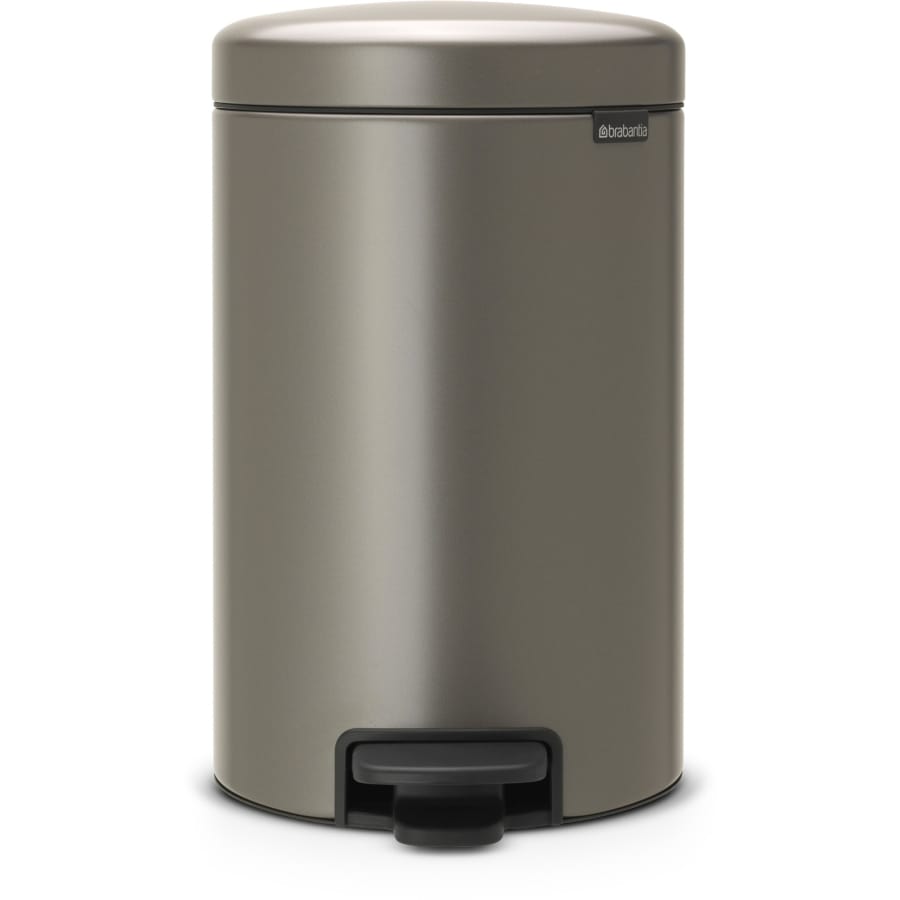 Brabantia NewIcon Treteimer, 12 Liter platinum
