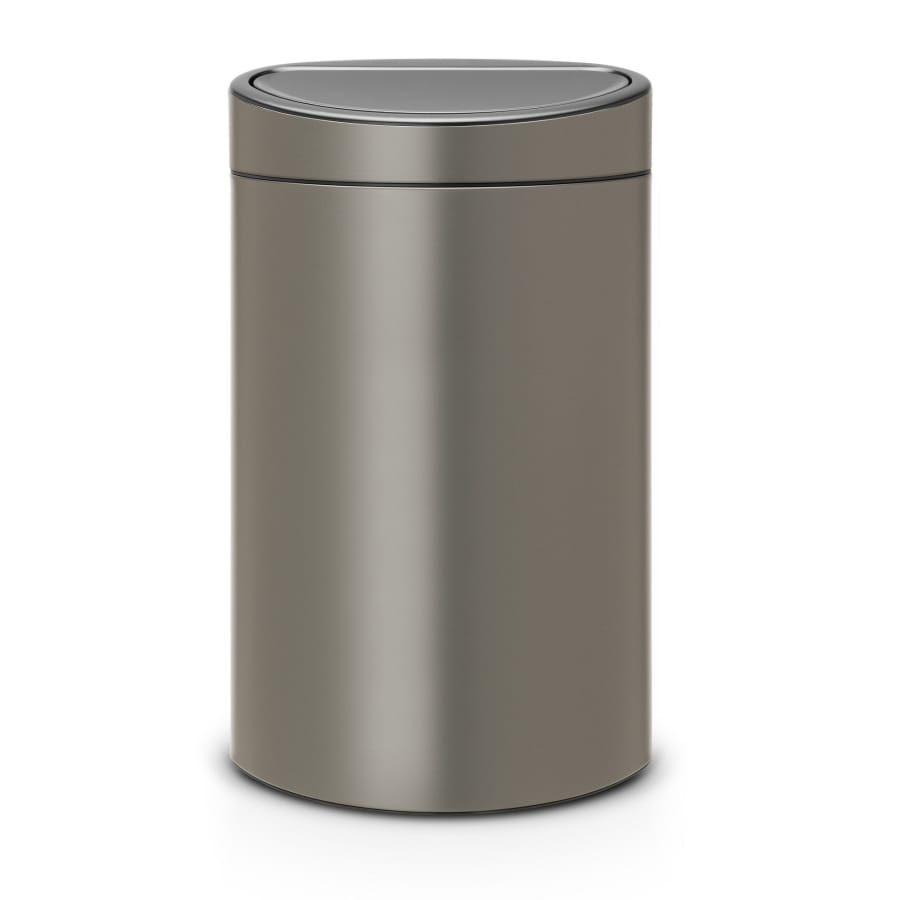 Brabantia Touch Bin New Abfalleimer, 40 Liter platinum