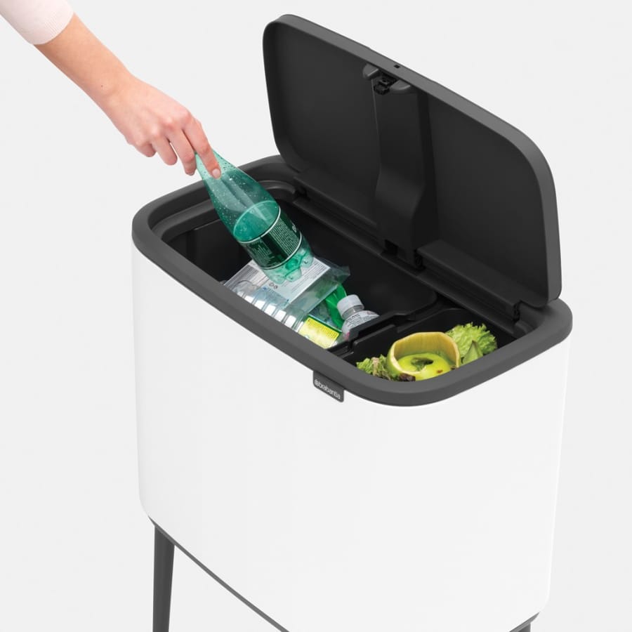 Brabantia Bo Touch Bin Abfalleimer, 11 + 23 Liter