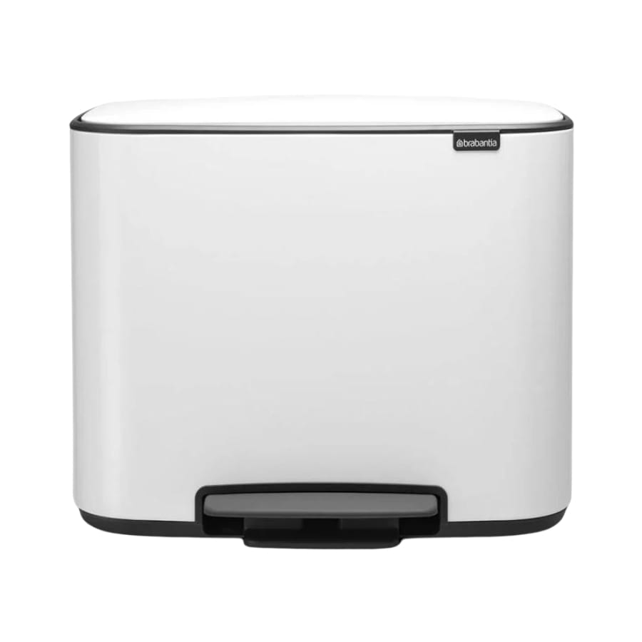 Brabantia Bo Treteimer, 36 Liter weiß