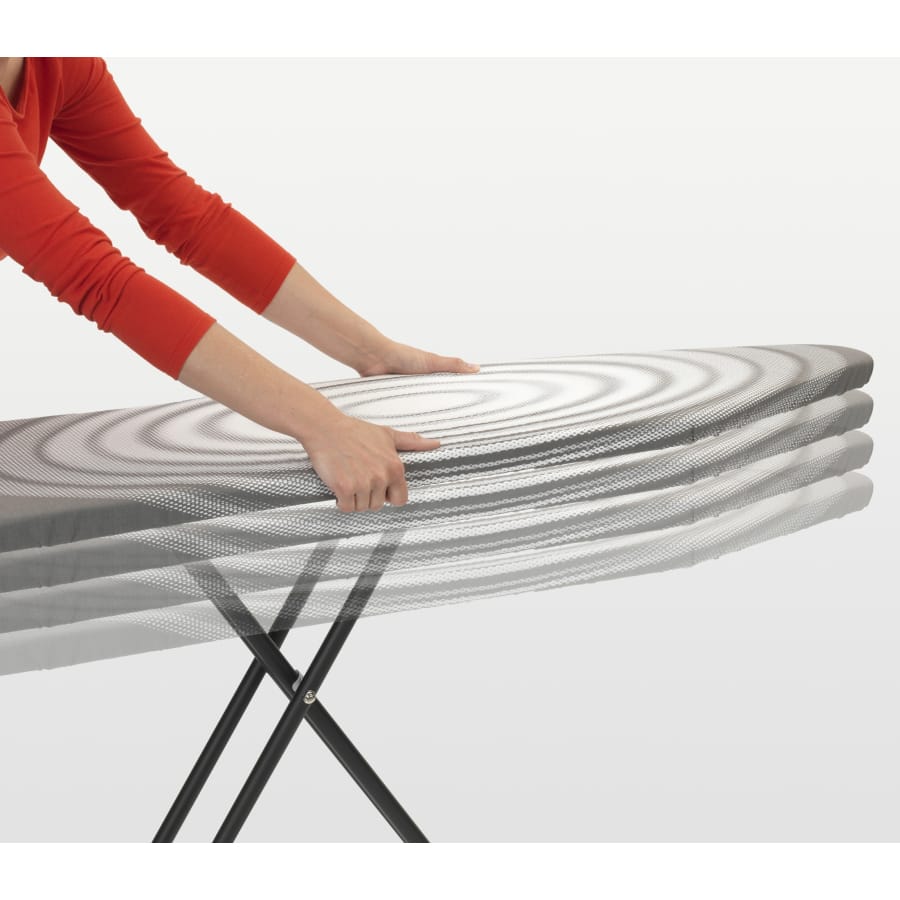 Brabantia Bügeltisch Größe B, 124 x 38 cm, Streckmetall, 4 Arbeitshöhen