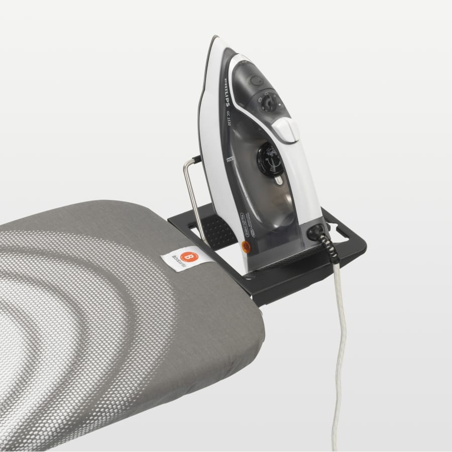 Brabantia Bügeltisch Größe B, 124 x 38 cm, Streckmetall, 4 Arbeitshöhen