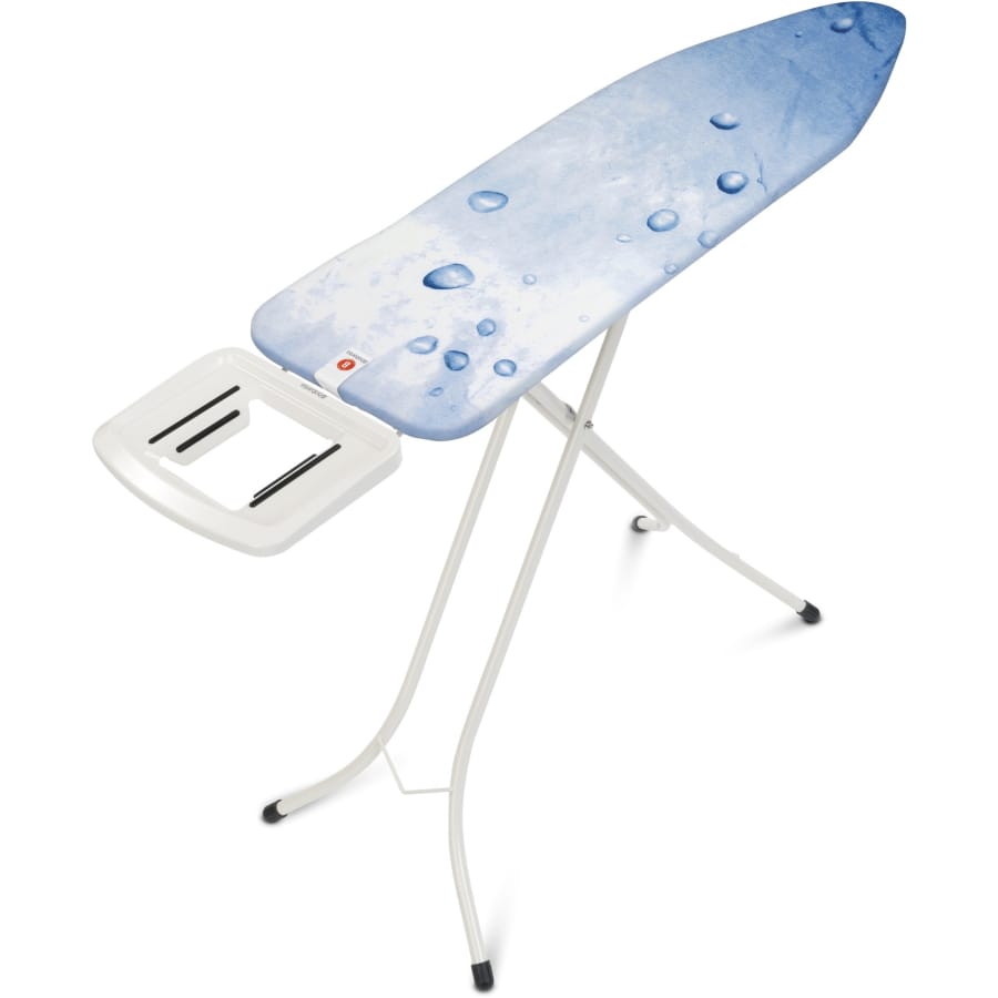 Brabantia Bügeltisch Solide Größe B, 124 x 38 cm, 7 Arbeitshöhen, Kindersicherung